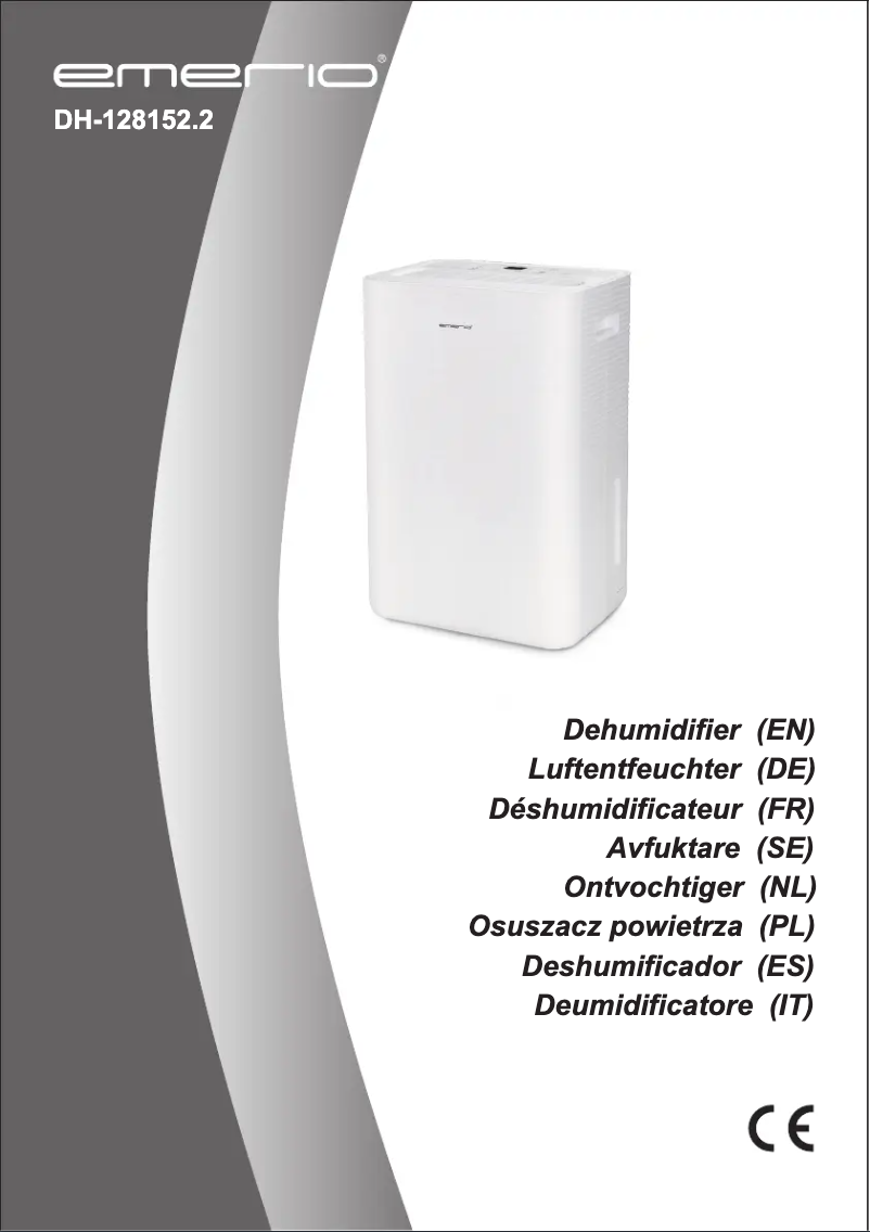 Page 1 de la notice Manuel utilisateur Emerio DH-128152.2