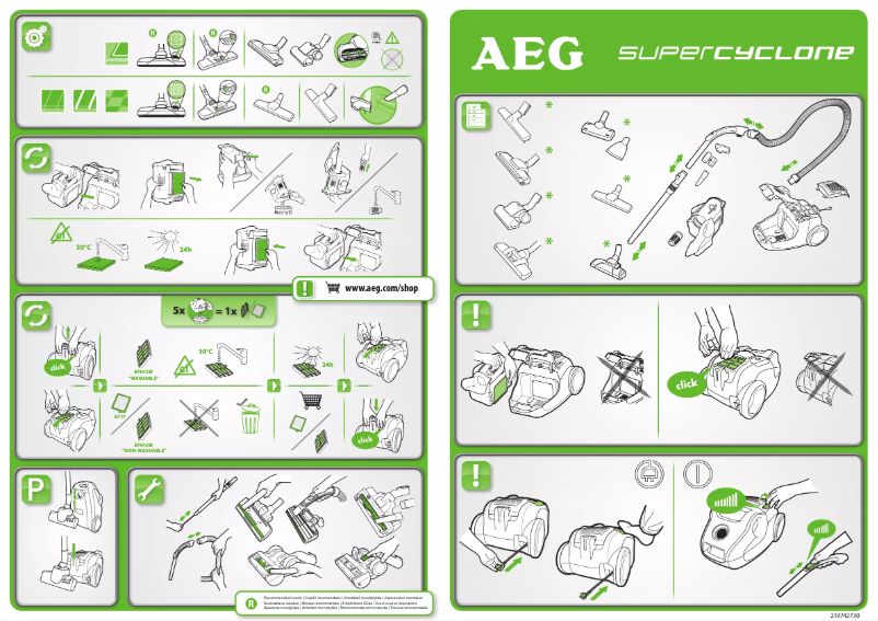 Página 1 del manual Manual de usuario AEG Supercyclone