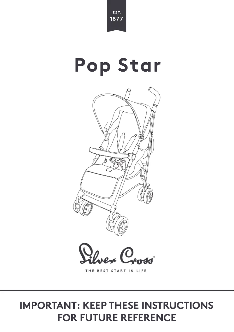 Page n°1 - Manuel utilisateur Silver Cross Pop Star