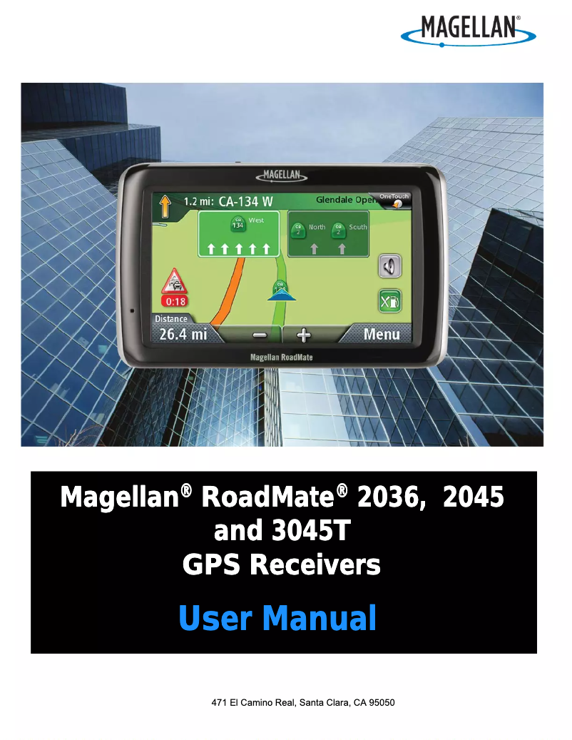Image de la première page du manuel de l'appareil RoadMate 3045-LM