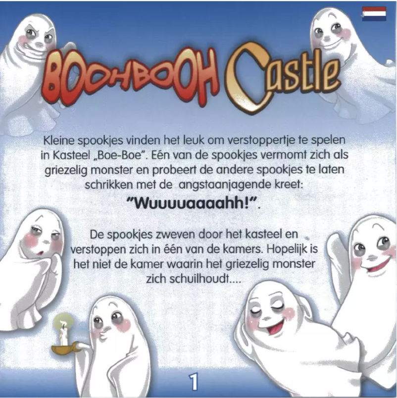 Page n°1 - Manuel utilisateur White Goblin Games Booh Booh Castle