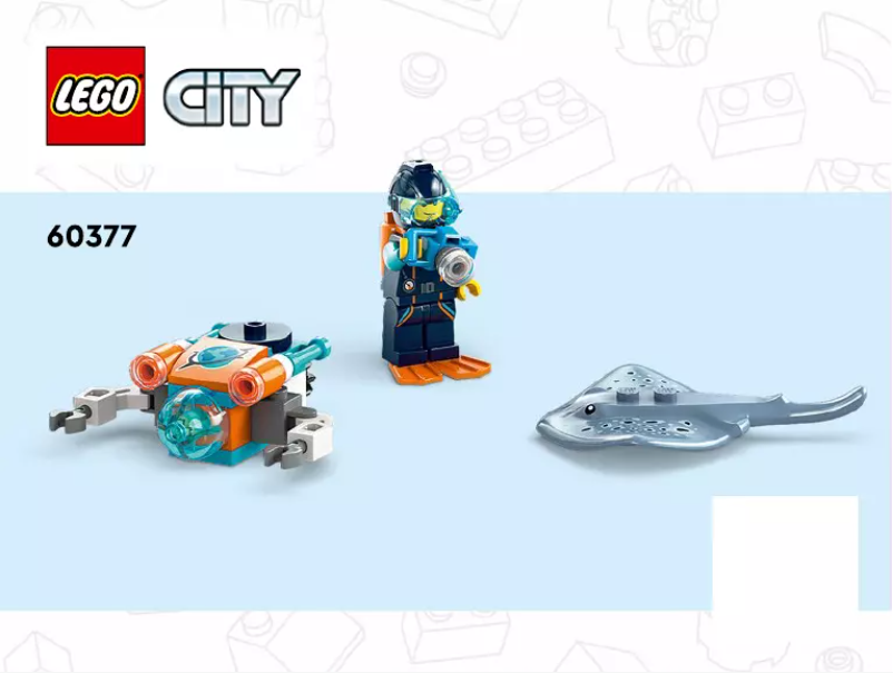 Página 1 del manual Manual de usuario Lego City 60377