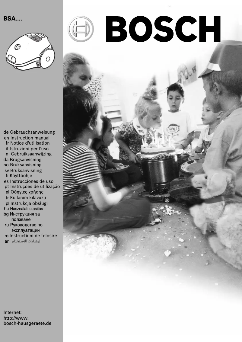 Page n°1 - Manuel utilisateur Bosch BSD2822