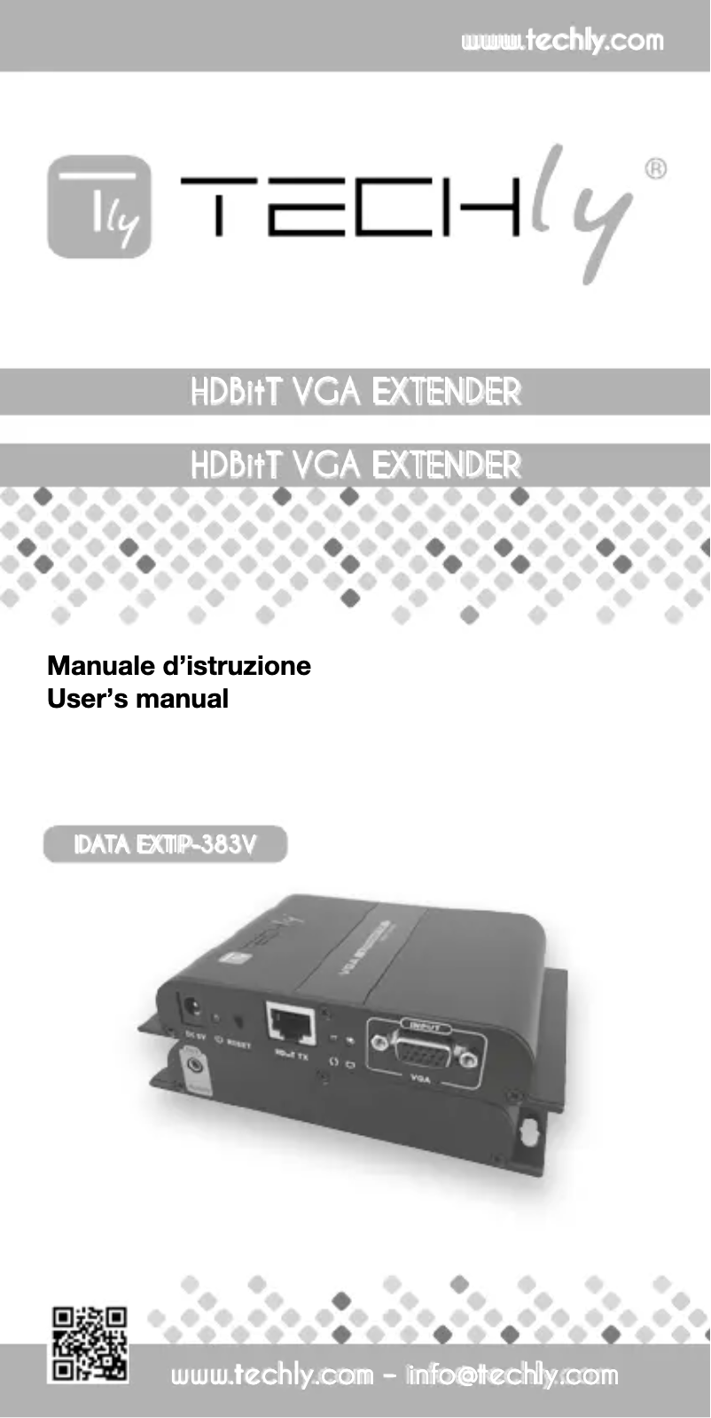 Page n°1 - Manuel utilisateur Techly IDATA EXTIP-383V