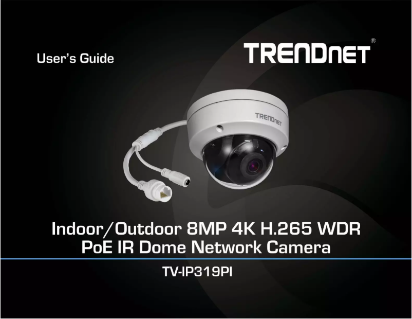 Page 1 of the manual User Manual TRENDnet TV-IP319PI