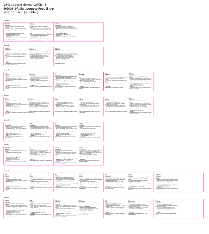 Page 1 de la notice Manuel utilisateur Powerfix HG00519A