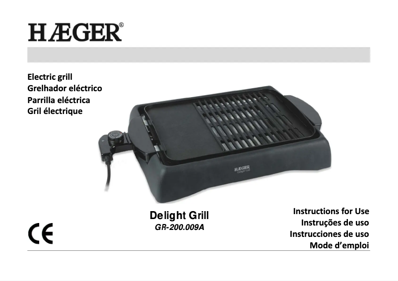 Image de la première page du manuel de l'appareil GR-200.009A