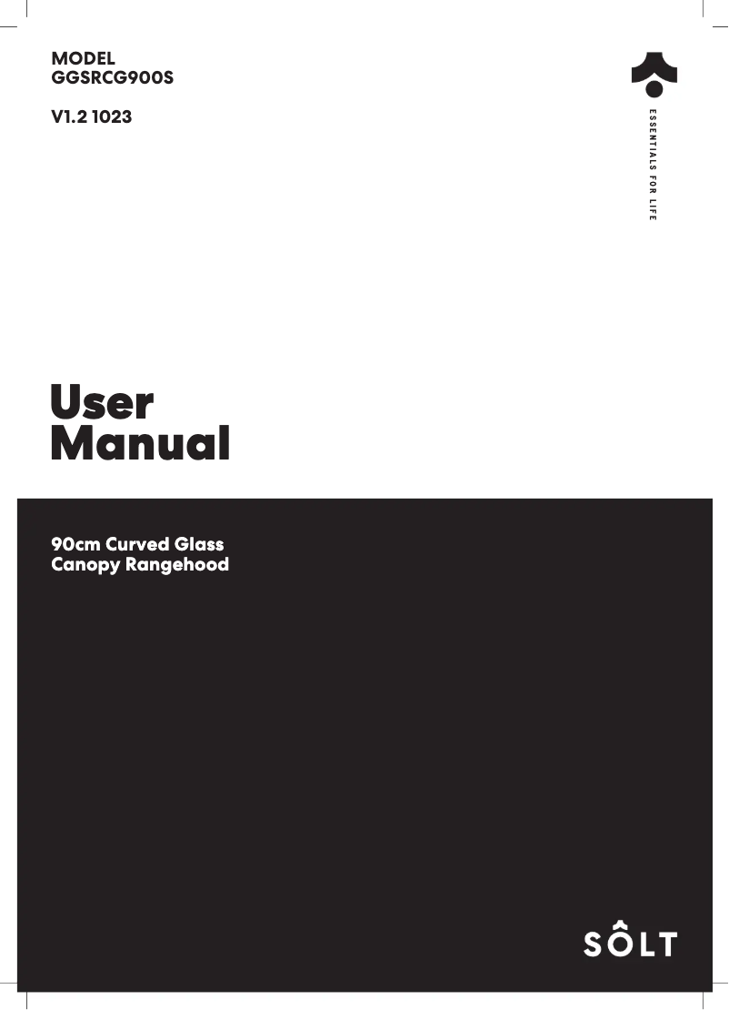 Image de la première page du manuel de l'appareil GGSRCG900S