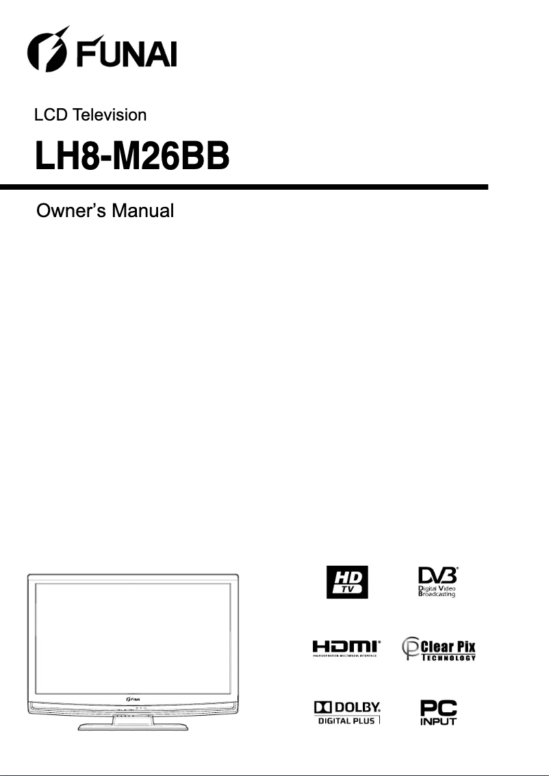 Page 1 de la notice Manuel utilisateur Funai LH8-M40BB