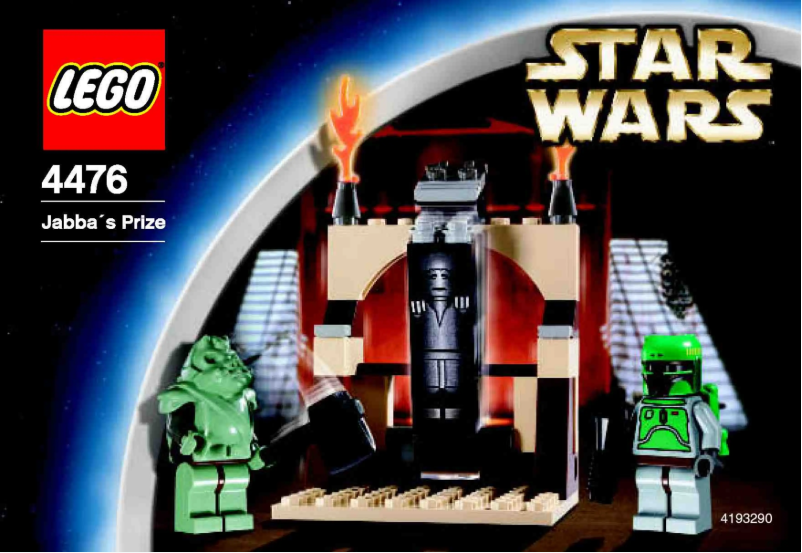 Page 1 de la notice Manuel utilisateur Lego Jabba's Prize