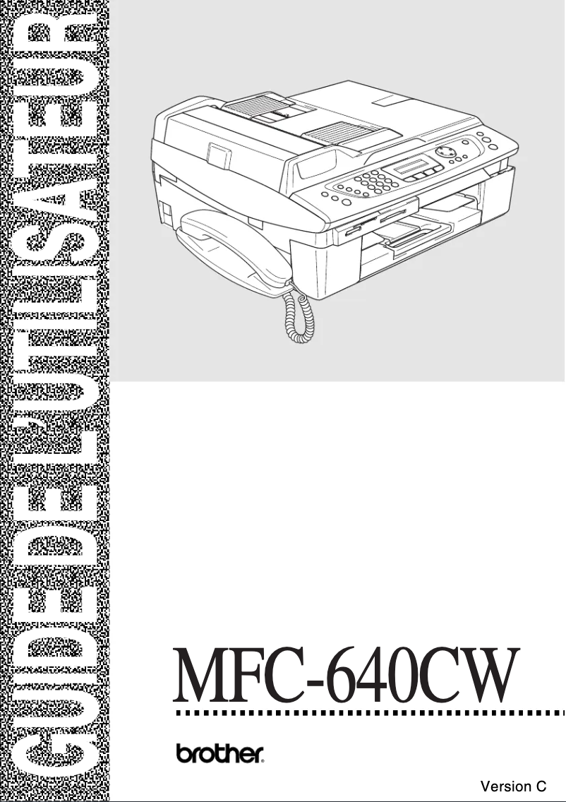 Page 1 de la notice Manuel utilisateur Brother MFC-640CW