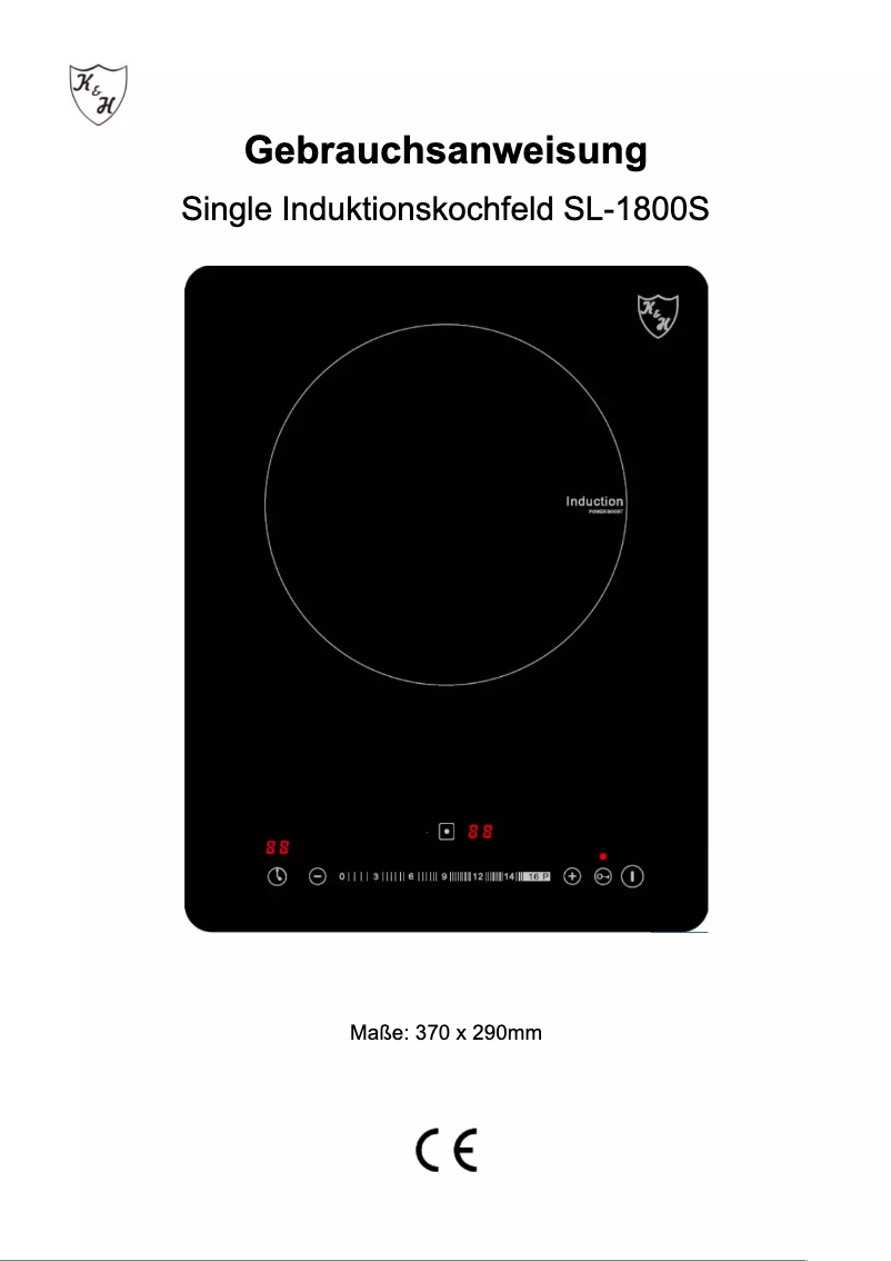 Page n°1 - Manuel utilisateur K&H SL-1800S
