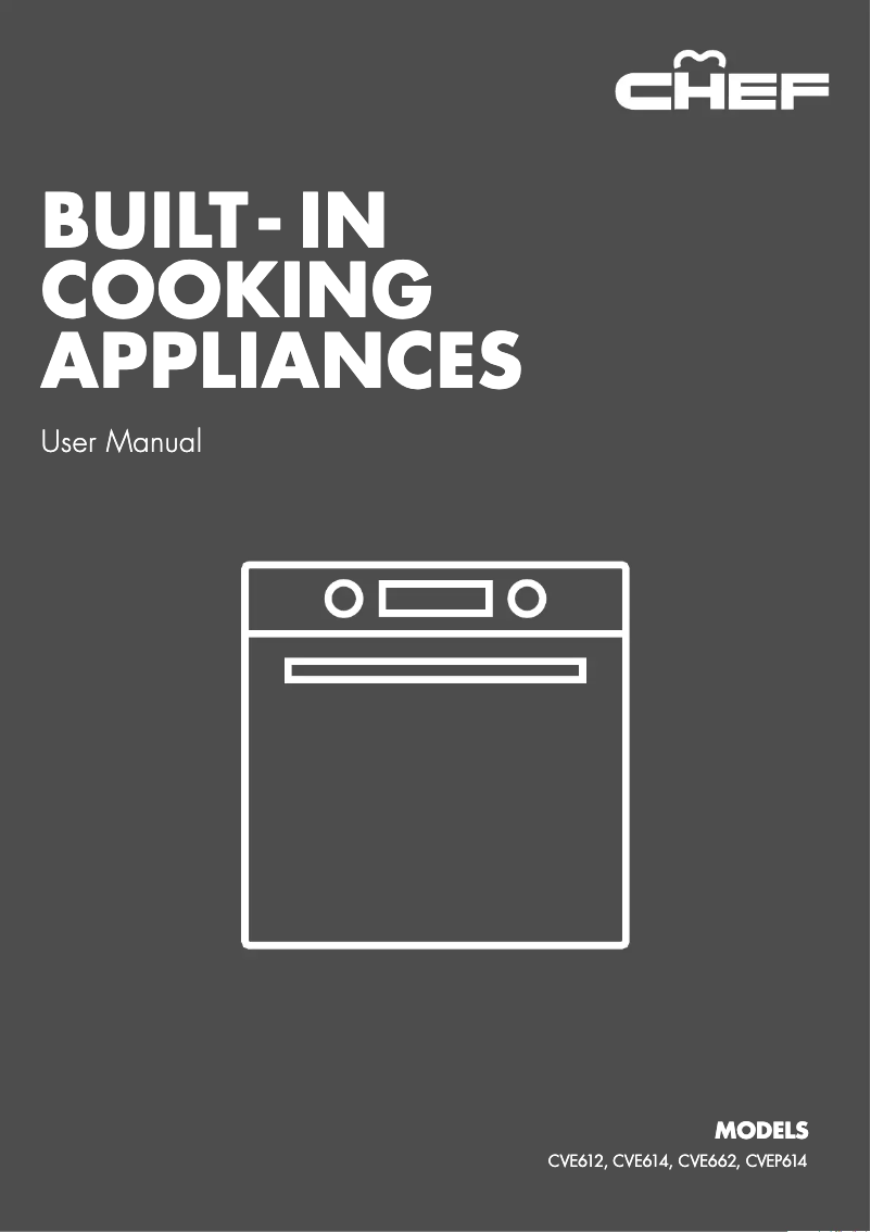 Página 1 del manual Manual de usuario Chef CVE612WB