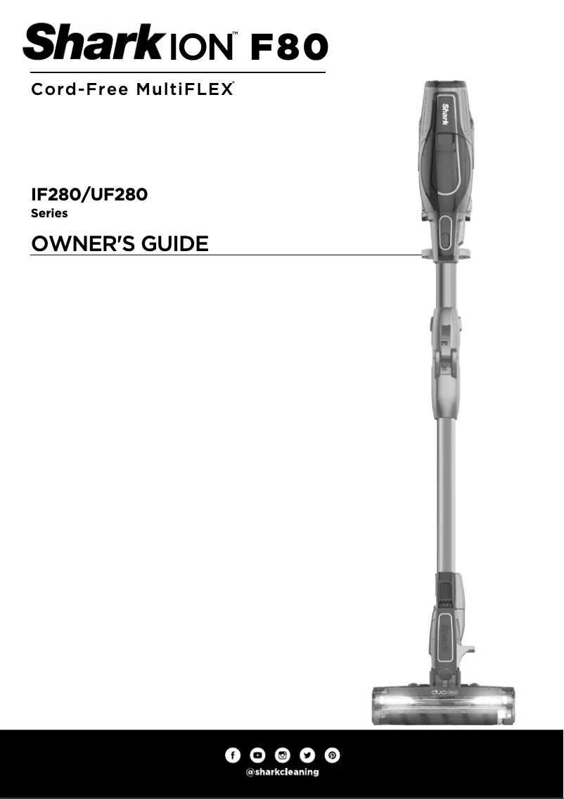 Image de la première page du manuel de l'appareil ION F80 IF281