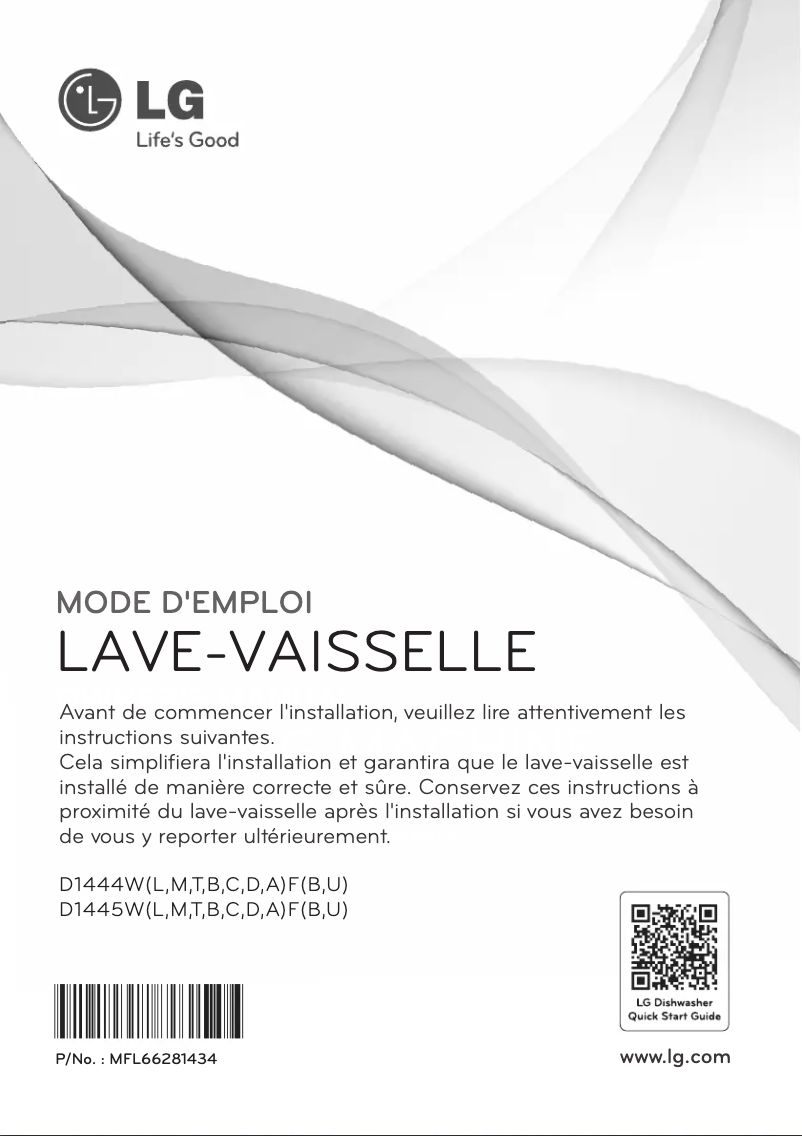 Página 1 del manual Manual de usuario LG D1444MF