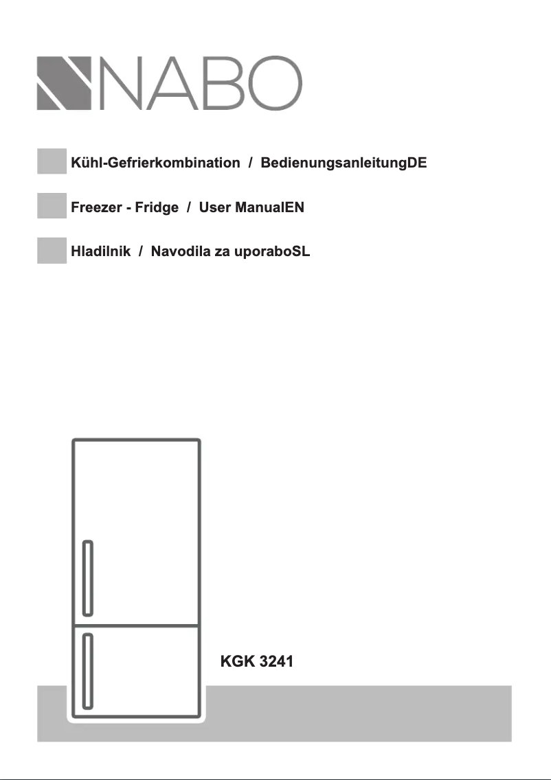 Image de la première page du manuel de l'appareil KGK 3241