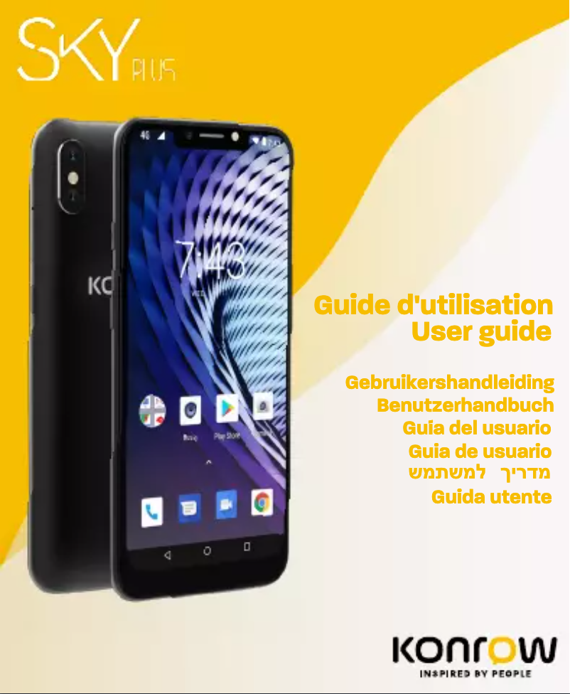 Page n°1 - Manuel utilisateur Konrow Sky Plus