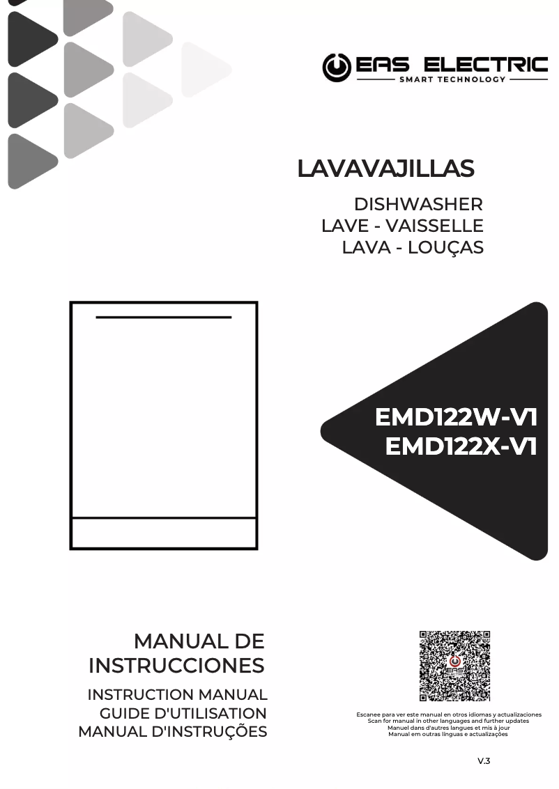 Image de la première page du manuel de l'appareil EMD122X-V1