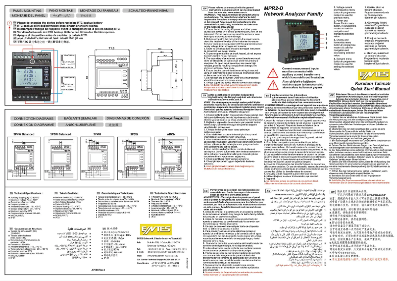 Page n°1 - Guide de démarrage rapide ENTES MPR-25S-22-D