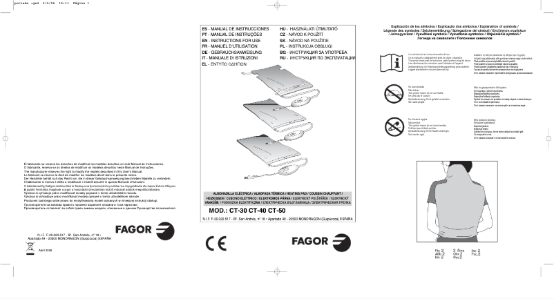Page n°1 - Manuel utilisateur Fagor CT-50
