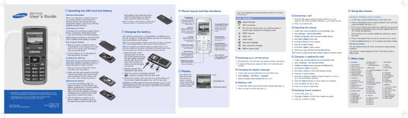 Page n°1 - Manuel utilisateur Samsung SGH-T101G