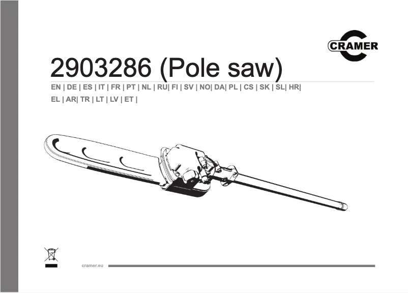 Page 1 de la notice Manuel utilisateur Cramer A82TXPS