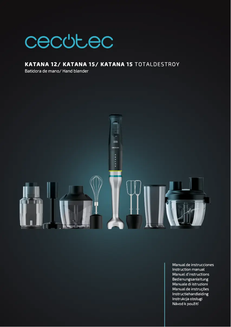 Page 1 de la notice Manuel utilisateur Cecotec Katana 15