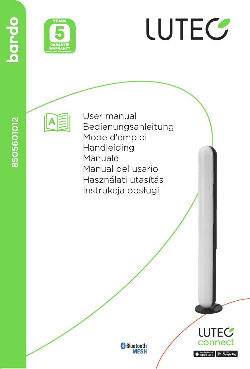 Image de la première page du manuel de l'appareil Bardo