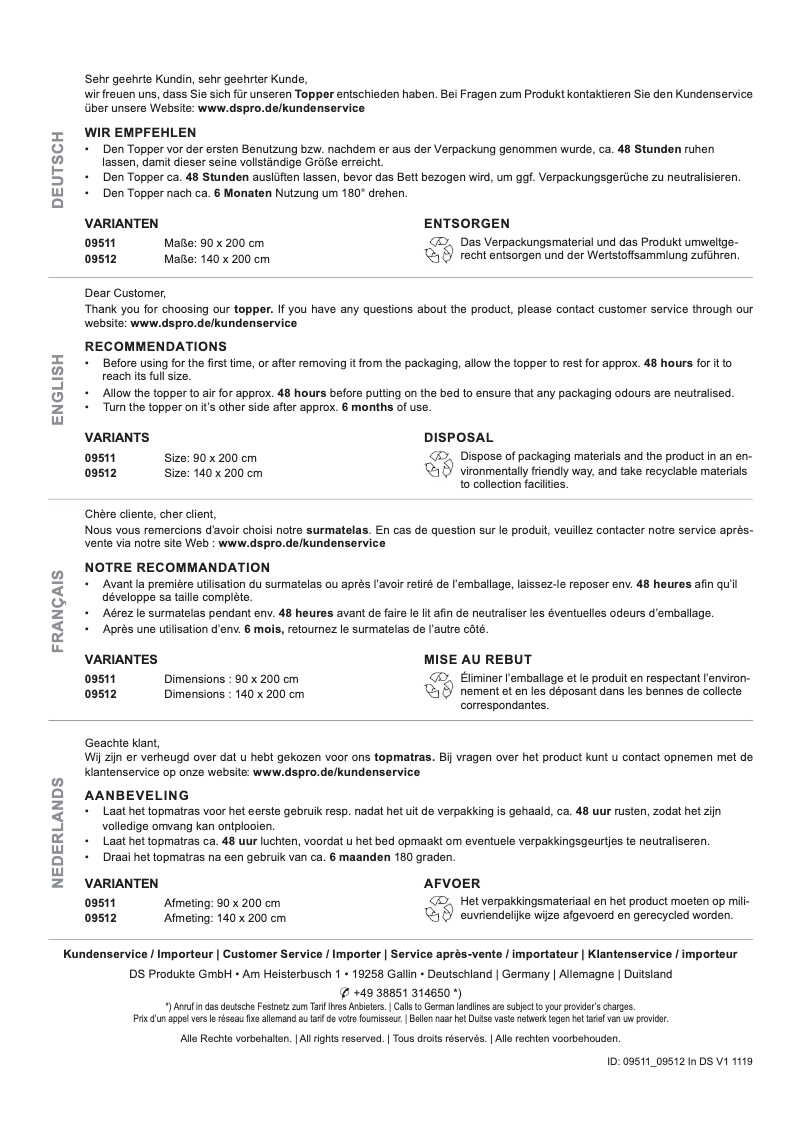 Image de la première page du manuel de l'appareil 09512