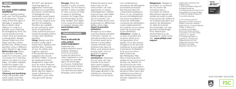 Página 1 del manual Manual de usuario Philips AVENT SCD113