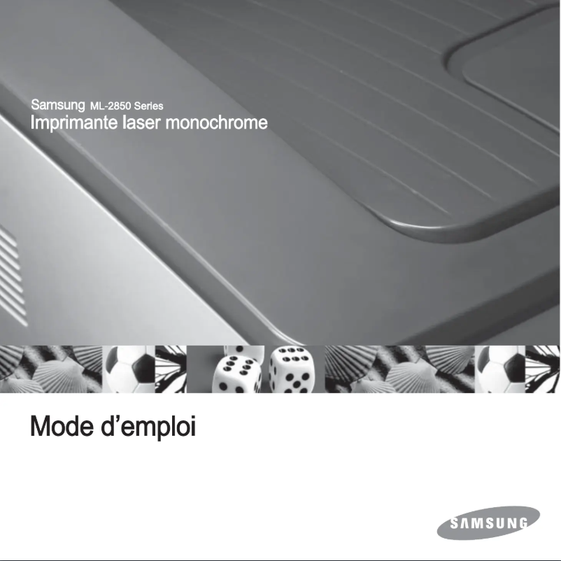 Page n°1 - Manuel utilisateur Samsung ML-2851NDR