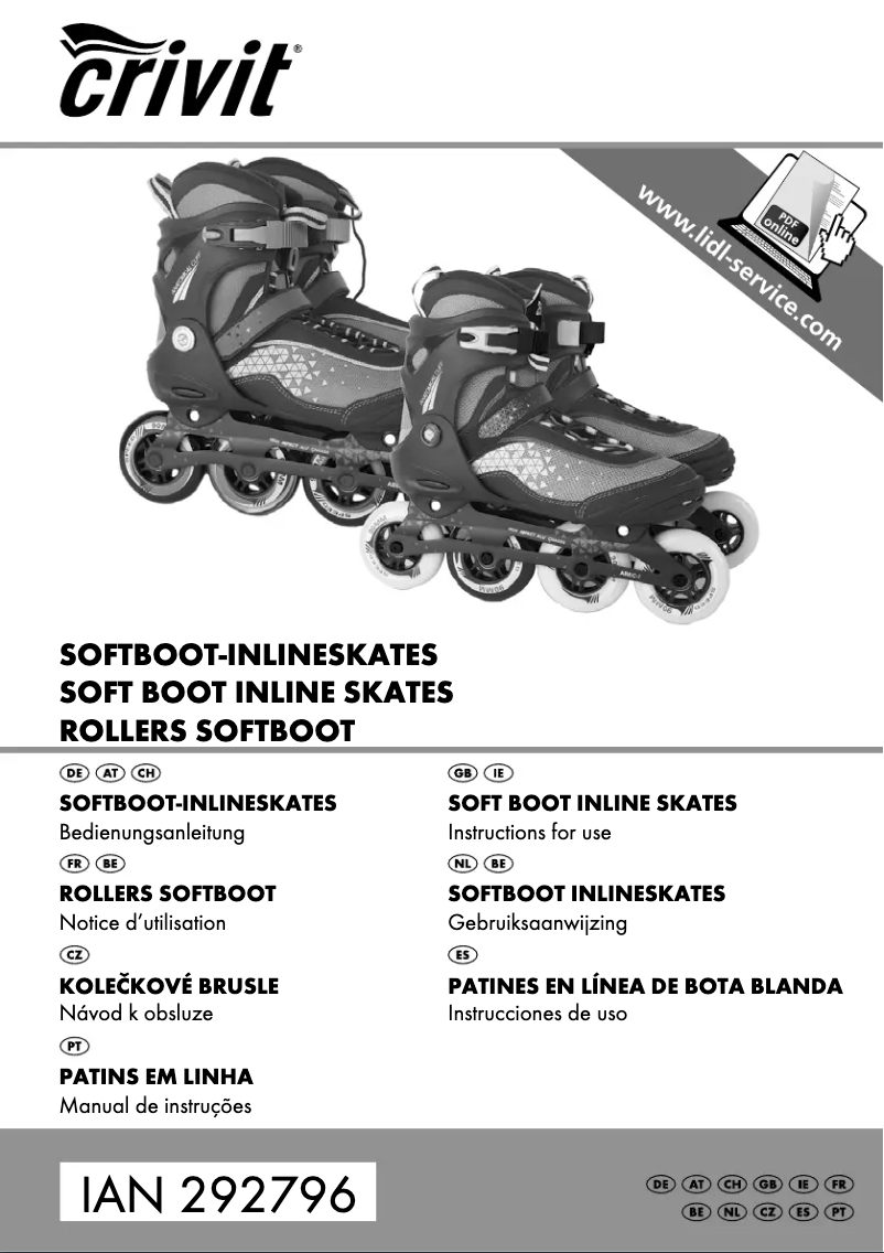 Página 1 del manual Manual de usuario Crivit IAN 292796