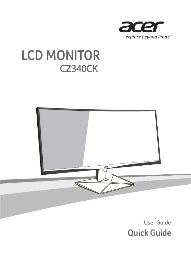 Página 1 del manual Guía de inicio rápido Acer CZ340CKB
