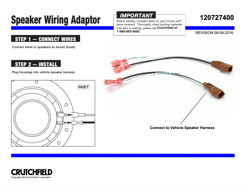 Page n°1 - Manuel utilisateur Metra 72-7400