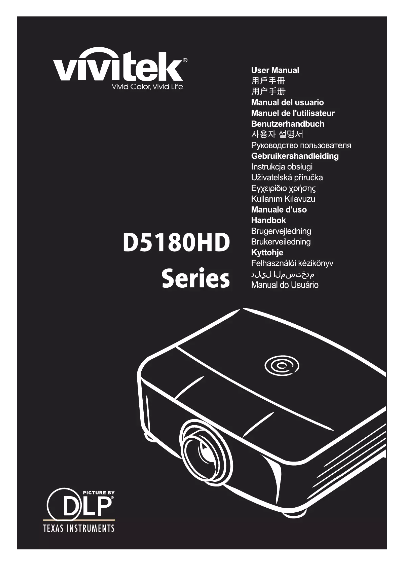 Image de la première page du manuel de l'appareil D5180HD