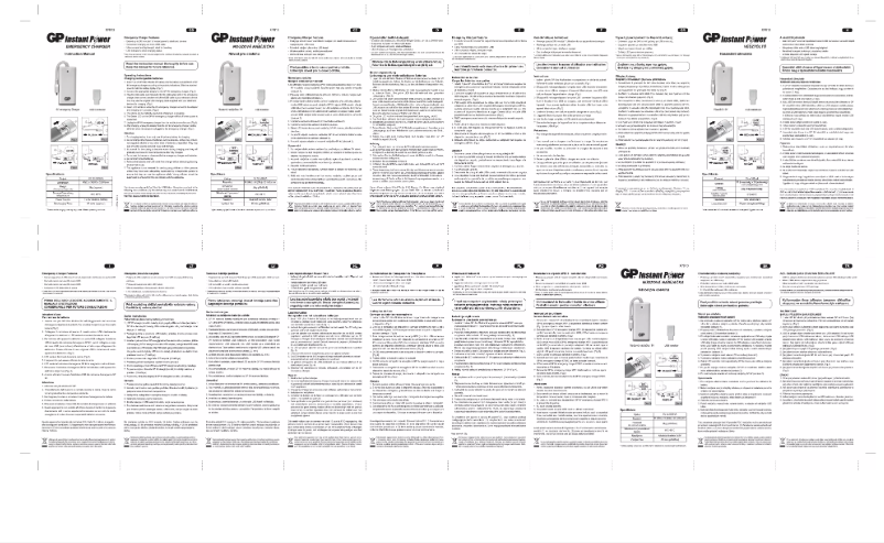 Page 1 of the manual User Manual GP PowerBank XPB13
