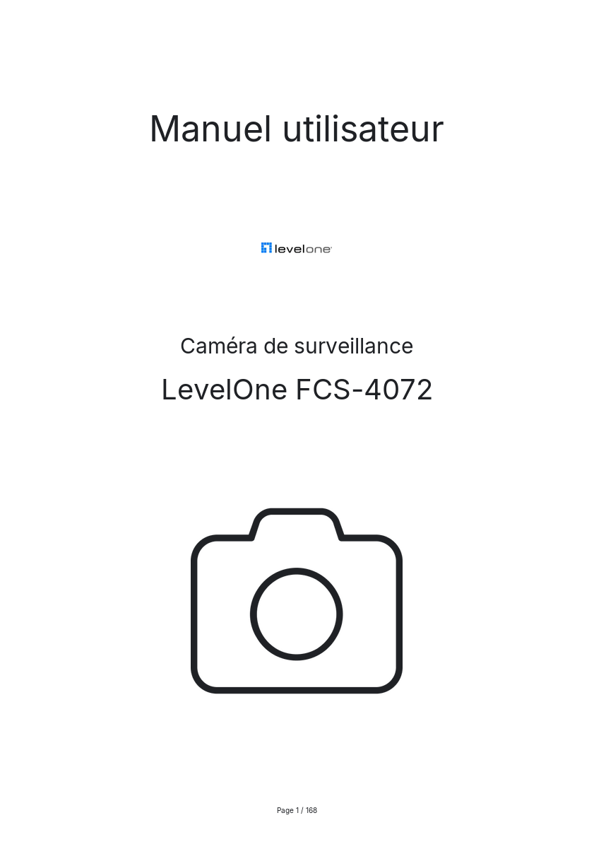 Image de la première page du manuel de l'appareil FCS-4072