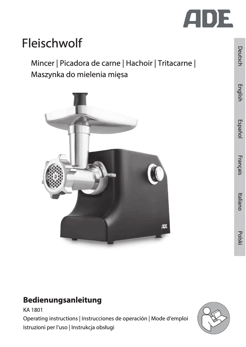 Image de la première page du manuel de l'appareil KA 1801