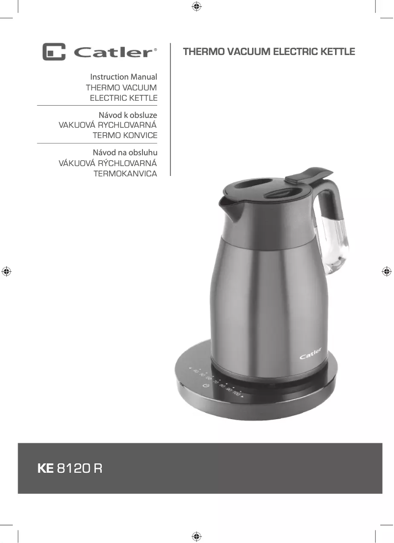 Page 1 de la notice Manuel utilisateur Catler KE 8120