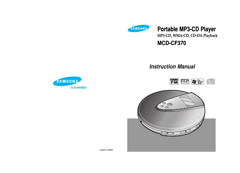 Page 1 de la notice Manuel utilisateur Samsung MCD-CF370