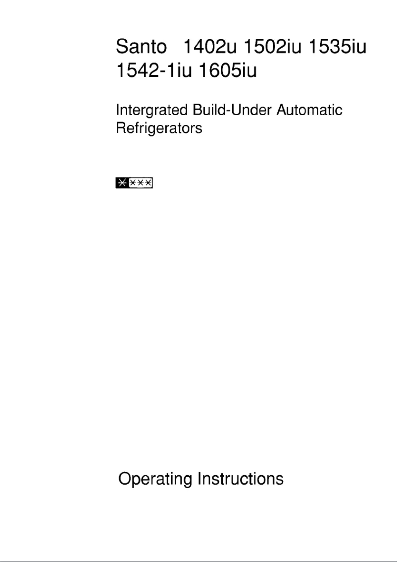 Page 1 de la notice Manuel utilisateur AEG Santo 1535 iU
