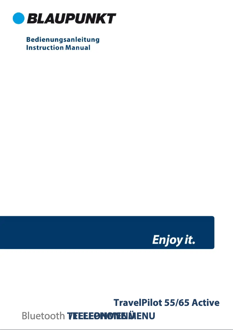 Page n°1 - Manuel utilisateur Blaupunkt TravelPilot 65