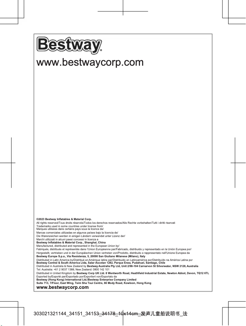 Image de la première page du manuel de l'appareil 34178