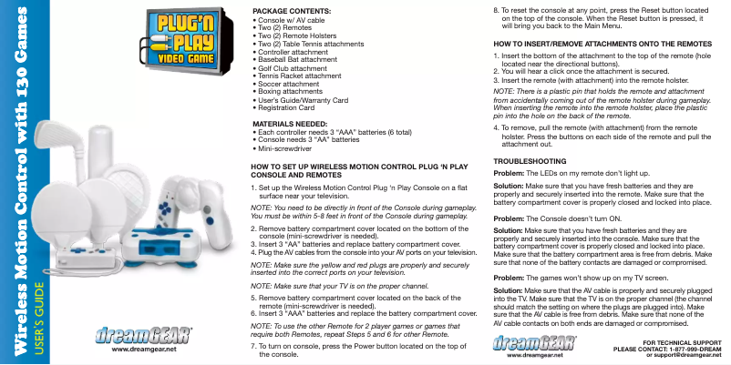 Image de la première page du manuel de l'appareil DGUN-2500