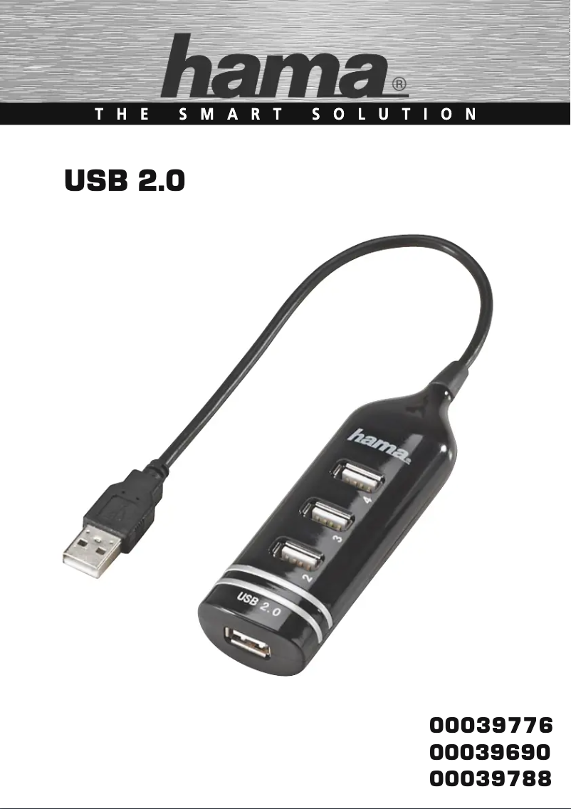 Page n°1 - Manuel utilisateur Hama 00200116