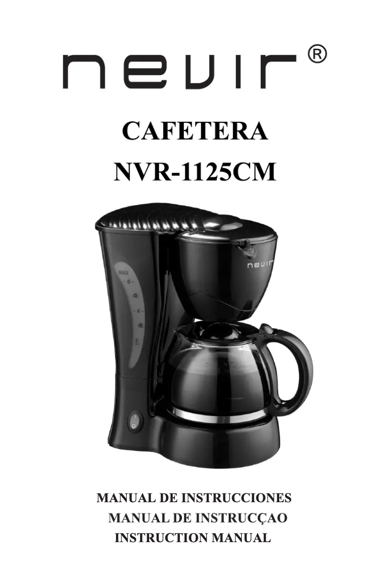 Image de la première page du manuel de l'appareil NVR-1125 CM