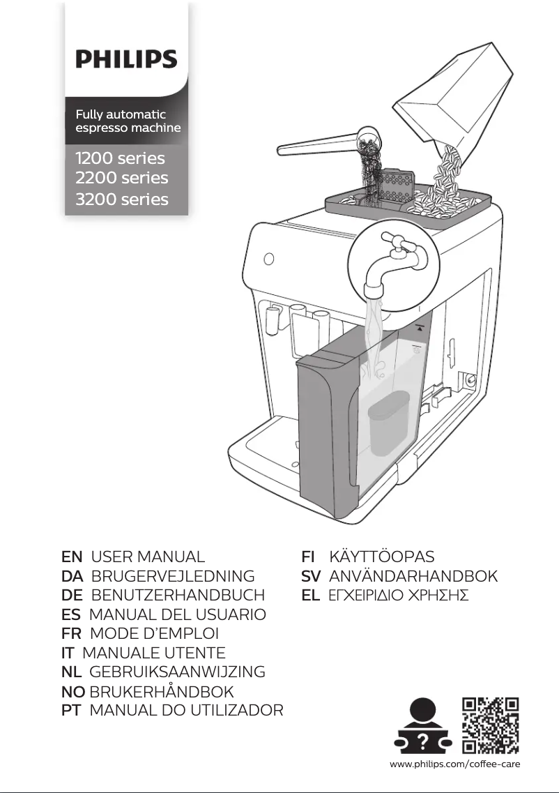 Página 1 del manual Manual de usuario Philips Series 2200 EP2021