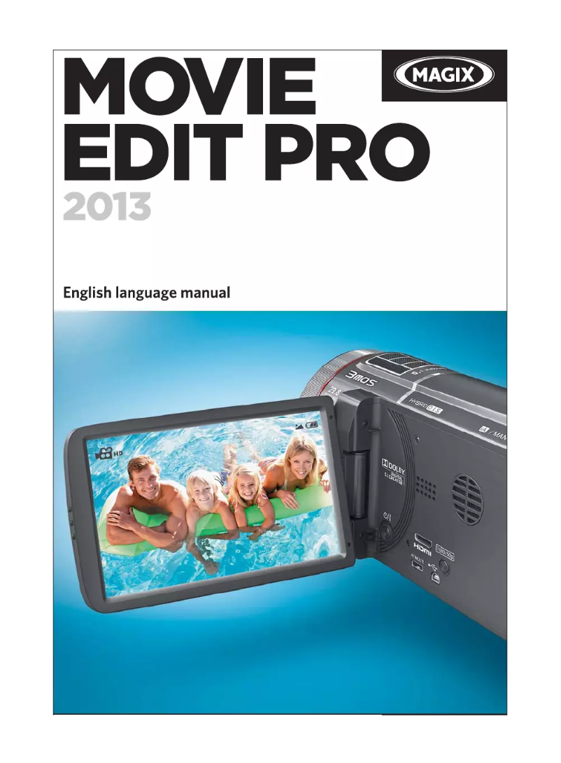 Page n°1 - Manuel utilisateur Magix Movie Edit Pro 2013