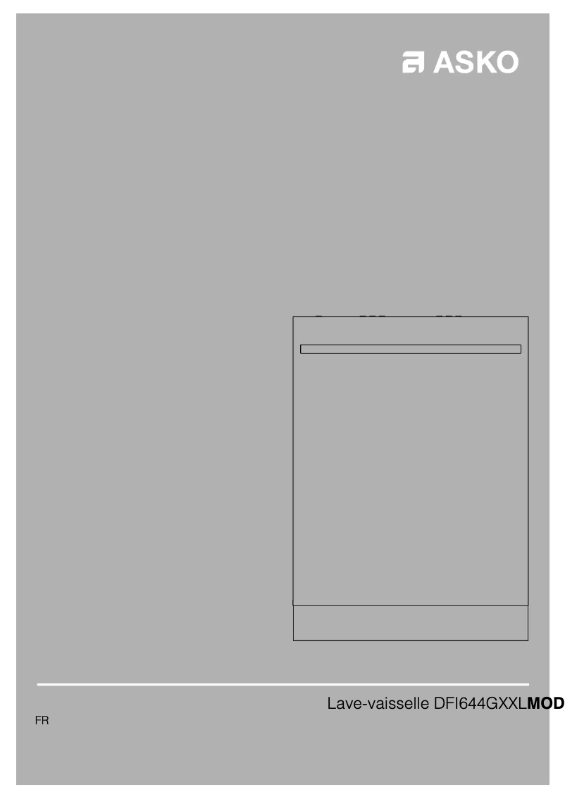 Image de la première page du manuel de l'appareil DFI644GXXL