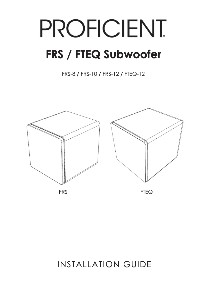 Image de la première page du manuel de l'appareil FRS-10